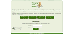 Desktop Screenshot of managingyourmoney-csp.com